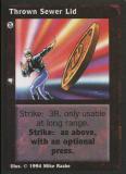 Thrown Sewer Lid [Jyhad set] - VTES CCG
