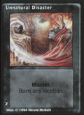 Unnatural Disaster [Jyhad set] - VTES CCG