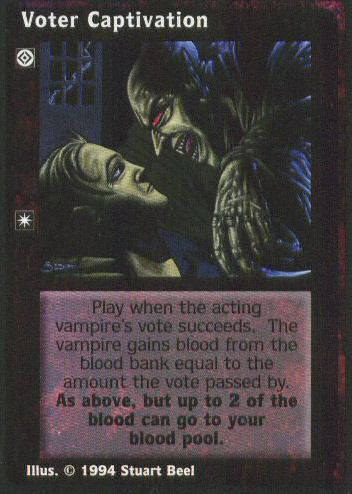 Voter Captivation [Jyhad set] - VTES CCG