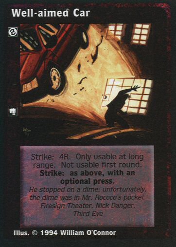 Well-Aimed Car [Jyhad set] - VTES CCG