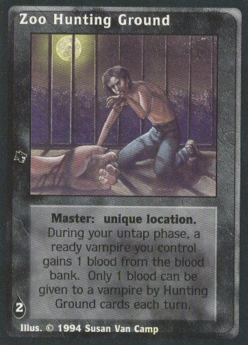 Zoo Hunting Ground [Jyhad set] - VTES CCG