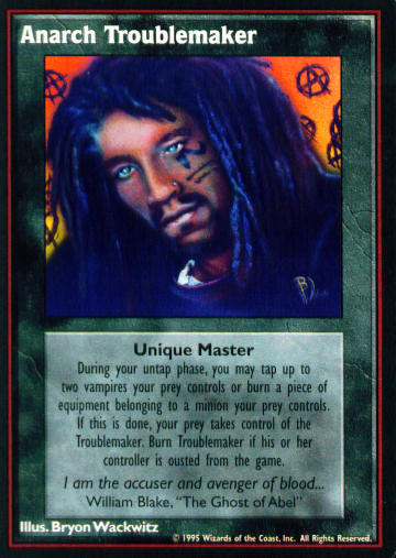 Anarch Troublemaker [V:TES set] - VTES CCG