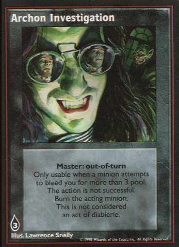 Archon Investigation [V:TES set] - VTES CCG