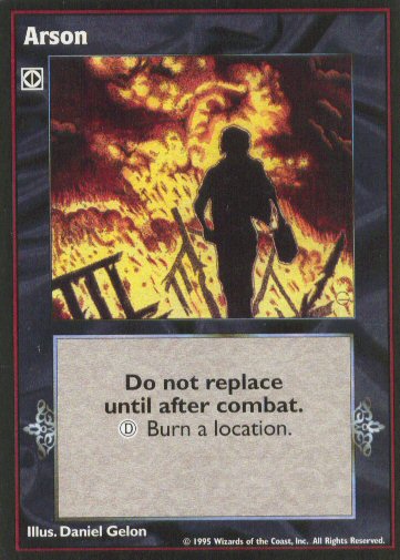 Arson [V:TES set] - VTES CCG