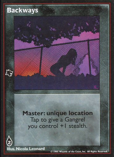 Backways [V:TES set] - VTES CCG