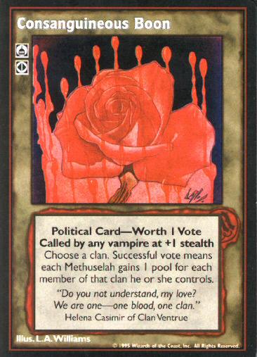 Consanguineous Boon [V:TES set] - VTES CCG