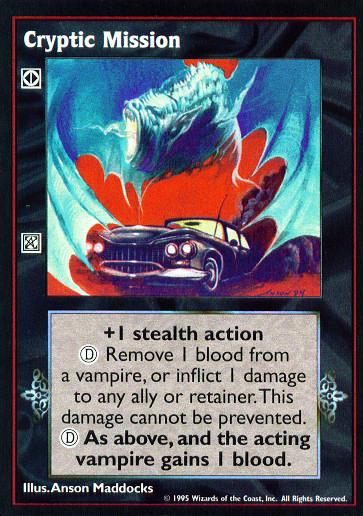 Cryptic Mission [V:TES set] - VTES CCG