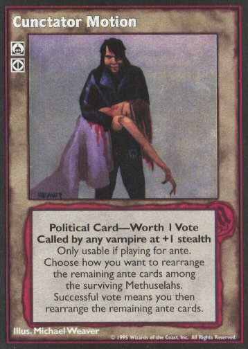 Cunctator Motion [V:TES set] - VTES CCG