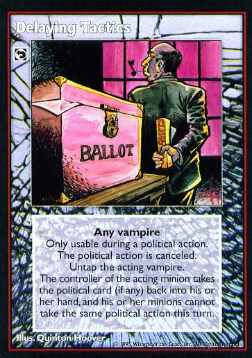 Delaying Tactics [V:TES set] - VTES CCG