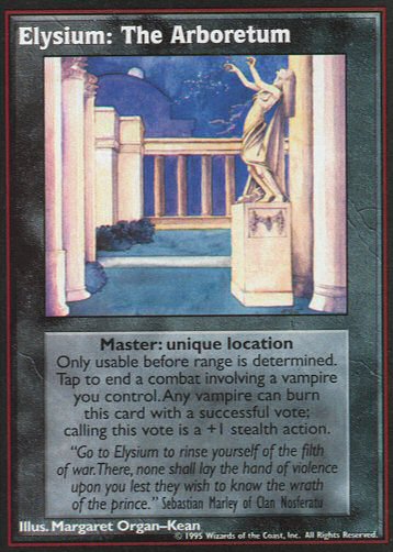 Elysium: The Arboretum [V:TES set] - VTES CCG