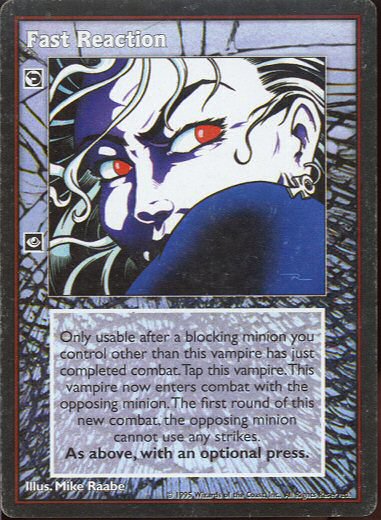 Fast Reaction [V:TES set] - VTES CCG