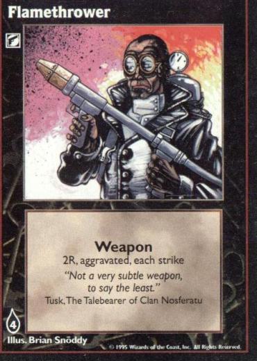Flamethrower [V:TES set] - VTES CCG