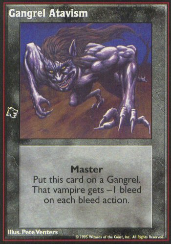 Gangrel Atavism [V:TES set] - VTES CCG