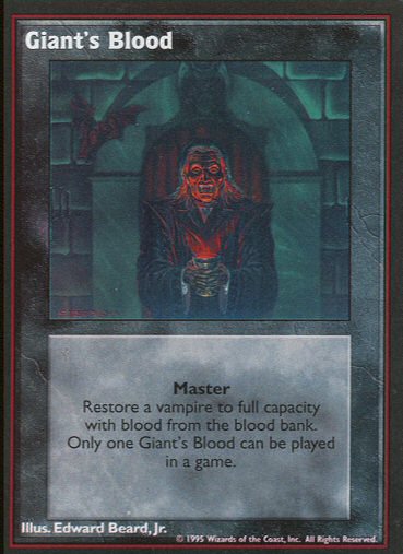 Giant's Blood [V:TES set] - VTES CCG