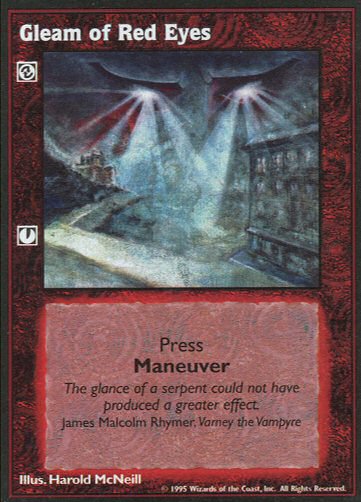 Gleam of Red Eyes [V:TES set] - VTES CCG