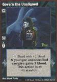 Govern the Unaligned [V:TES set] - VTES CCG