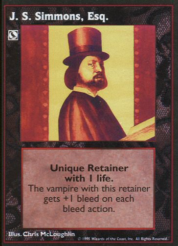 J. S. Simmons, Esq. [V:TES set] - VTES CCG