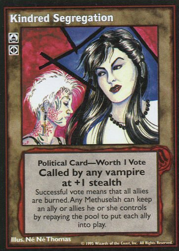 Kindred Segregation [V:TES set] - VTES CCG