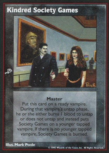 Kindred Society Games [V:TES set] - VTES CCG