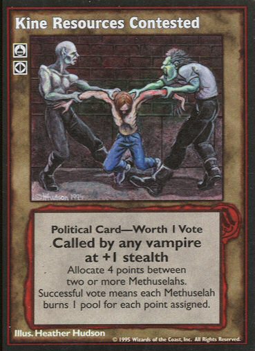 Kine Resources Contested [V:TES set] - VTES CCG