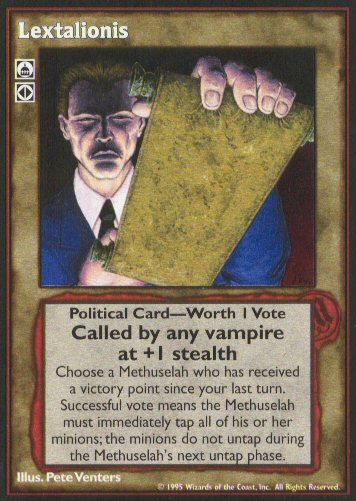 Lextalionis [V:TES set] - VTES CCG