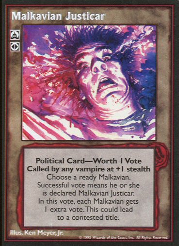 Malkavian Justicar [V:TES set] - VTES CCG