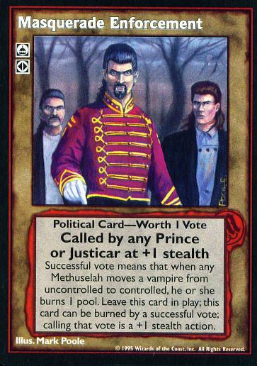 Masquerade Enforcement [V:TES set] - VTES CCG
