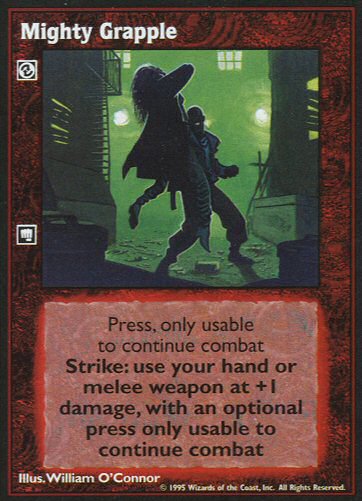 Mighty Grapple [V:TES set] - VTES CCG