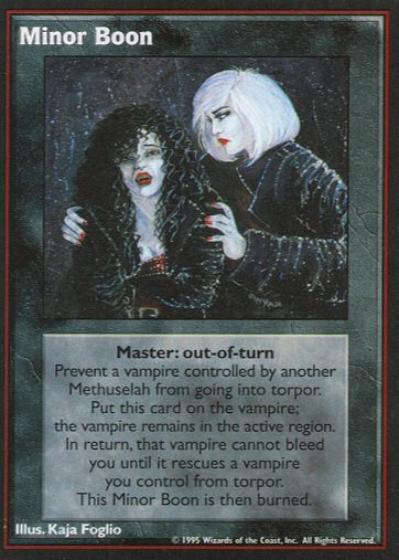 Minor Boon [V:TES set] - VTES CCG
