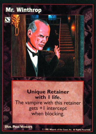 Mr. Winthrop [V:TES set] - VTES CCG