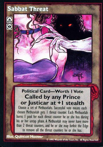 Sabbat Threat [V:TES set] - VTES CCG