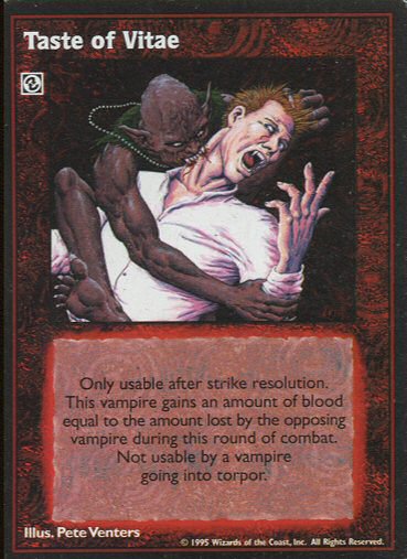 Taste of Vitae [V:TES set] - VTES CCG