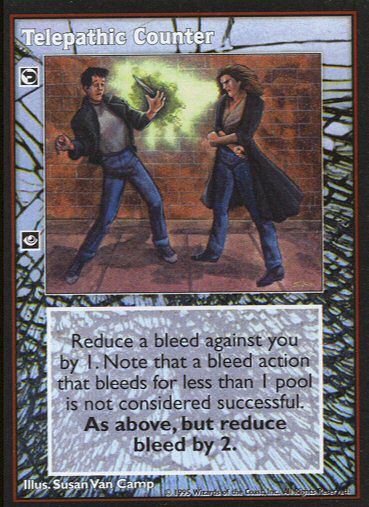 Telepathic Counter [V:TES set] - VTES CCG