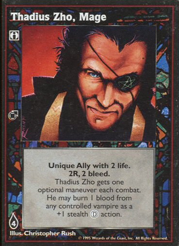 Thadius Zho, Mage [V:TES set] - VTES CCG