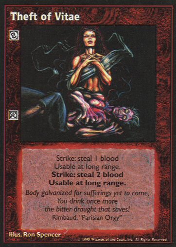 Theft of Vitae [V:TES set] - VTES CCG