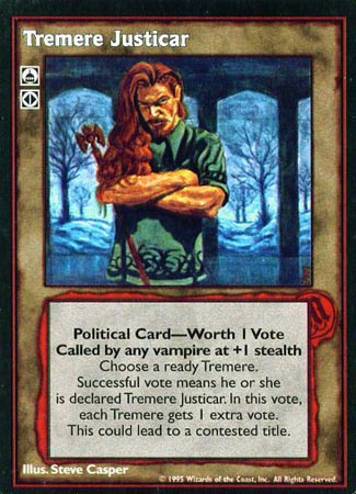 Tremere Justicar [V:TES set] - VTES CCG