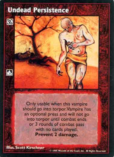 Undead Persistence [V:TES set] - VTES CCG