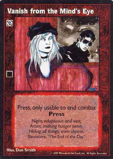 Vanish from the Mind's Eye [V:TES set] - VTES CCG