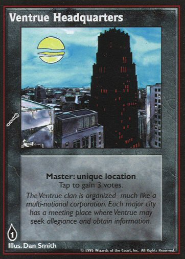 Ventrue Headquarters [V:TES set] - VTES CCG