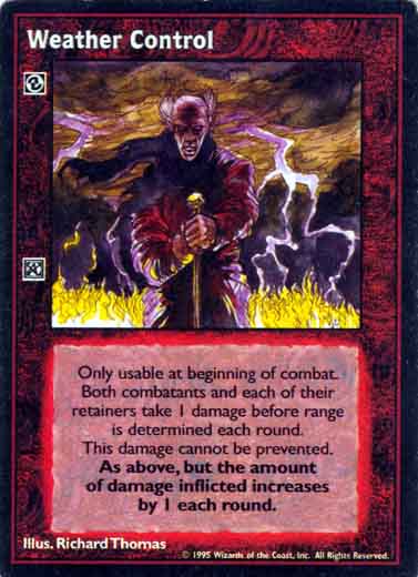 Weather Control [V:TES set] - VTES CCG