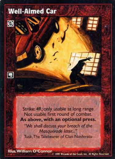 Well-Aimed Car [V:TES set] - VTES CCG