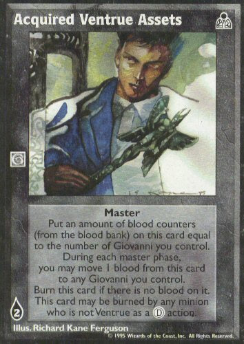Acquired Ventrue Assets [DS set] - VTES CCG