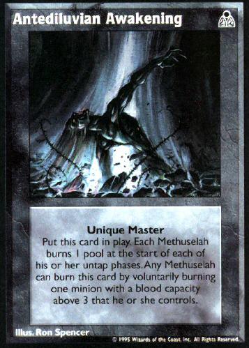Antediluvian Awakening [DS set] - VTES CCG