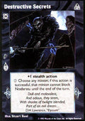 Destructive Secrets [DS set] - VTES CCG