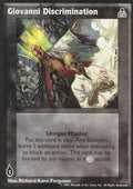 Giovanni Discrimination [DS set] - VTES CCG