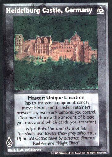 Heidelberg Castle, Germany [DS set] - VTES CCG