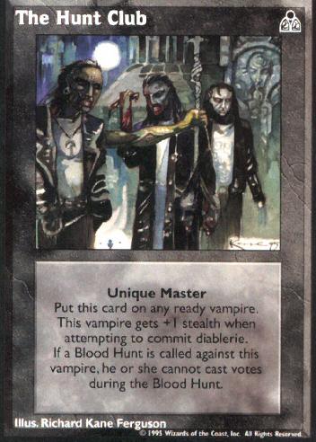 The Hunt Club [DS set] - VTES CCG