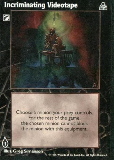 Incriminating Videotape [DS set] - VTES CCG