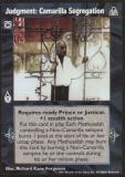 Judgment: Camarilla Segregation [DS set] - VTES CCG