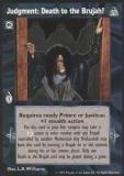 Judgment: Death to the Brujah! [DS set] - VTES CCG